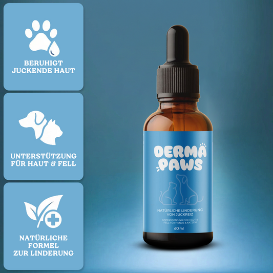 DermaPaws – Von Tierärzten empfohlene Tropfen für Katzen gegen Juckreiz