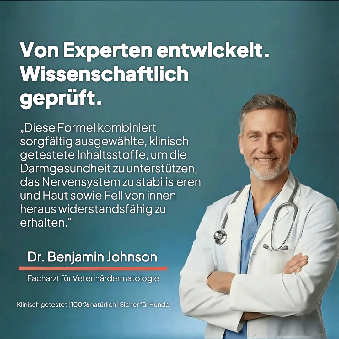DermaPaws – Von Tierärzten empfohlene Tropfen zur Unterstützung bei Darmfunktionsstörungen &  Linderung von Juckreiz
